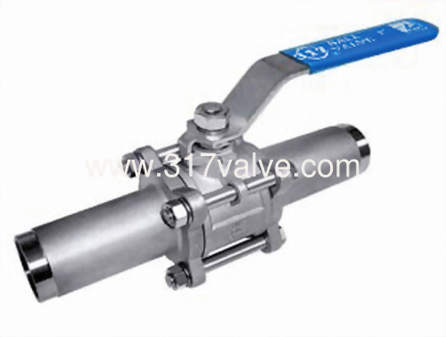 (BV-3PL) 3-PC EXTENDED BUTT WELD BALL VALVE (BV-3PL) 3-PC EXTENDED BUTT WELD BALL VALVE
