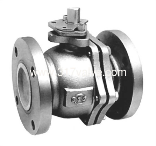 (BV-13F) 鑄鐵二片球塞閥法蘭日規10K (BV-13F) 鑄鐵二片球塞閥法蘭日規10K