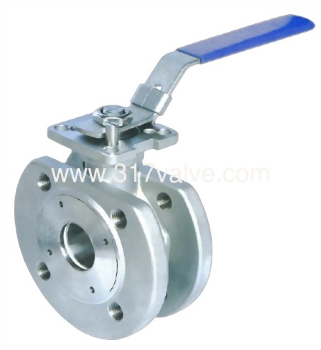 (V-1FWH. V-1FWH-04. V-1FWH-C) 精密鑄造316/304/碳鋼一片對夾式球塞閥 (高平台) (V-1FWH. V-1FWH-04. V-1FWH-C) 精密鑄造316/304/碳鋼一片對夾式球塞閥 (高平台)