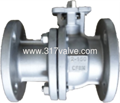 (V-2FH/V-2FH04/V-2FHC) 精密鑄造316/304/鑄鋼二片式球塞閥法蘭口150 (V-2FH/V-2FH04/V-2FHC) 精密鑄造316/304/鑄鋼二片式球塞閥法蘭口150