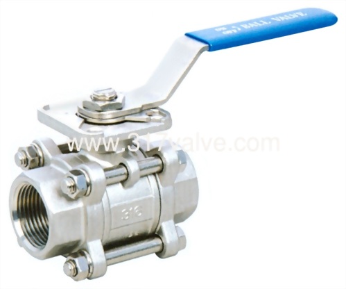 (V-3MH / V-3MHC) 精密鑄造316/碳鋼三片式高平台球塞閥1000 WOG (V-3MH / V-3MHC) 精密鑄造316/碳鋼三片式高平台球塞閥1000 WOG