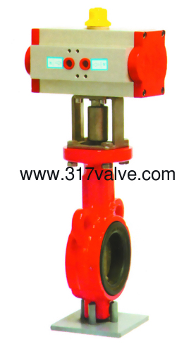 (NUD-BF26S) PNEUMATIC ACTUATED BUTTERFLY VALVE (STD DOUBLE ACTING) (NUD-BF26S) PNEUMATIC ACTUATED BUTTERFLY VALVE (STD DOUBLE ACTING)