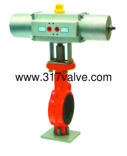 (NUS-BF26S) PNEUMATIC ACTUATED BUTTERFLY VALVE (STD SINGLE ACTING) (NUS-BF26S) PNEUMATIC ACTUATED BUTTERFLY VALVE (STD SINGLE ACTING)