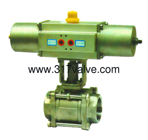 (NUS-BV2PM) PNEUMATIC ACTUATED 2-PC BALL VALVE SCREWED END (STR SINGLE ACTING) (NUS-BV2PM) PNEUMATIC ACTUATED 2-PC BALL VALVE SCREWED END (STR SINGLE ACTING)