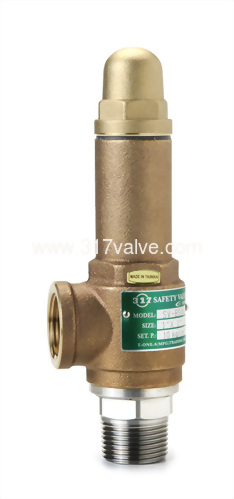 (SV-BS9A/SVP-BS9A) BRONZE SAFETY RELIEF VALVE-BRONZE BODY/SS DISC (SV-BS9A/SVP-BS9A) BRONZE SAFETY RELIEF VALVE-BRONZE BODY/SS DISC