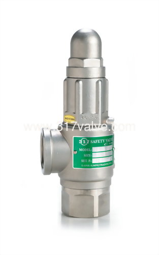 (SV-S8DA(FT)) 雙內牙異徑不銹鋼316安全閥密閉式 (1x2) (SV-S8DA(FT)) 雙內牙異徑不銹鋼316安全閥密閉式 (1x2)