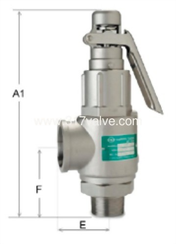 (SV-S8DL/SVP-S8DL) 異徑低揚程不銹鋼316安全閥把手式 (1x2) (SV-S8DL/SVP-S8DL) 異徑低揚程不銹鋼316安全閥把手式 (1x2)