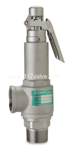 (SV-S9L/SVP-S9L) 低揚程不銹鋼304安全閥把手式 (SV-S9L/SVP-S9L) 低揚程不銹鋼304安全閥把手式