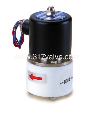 (UDC-TF Corrosion Resistance Series (PTFE Body)) DIRECT-ACTING, CONDUCTIVE AND NORMALLY CLOSED SOLENOID VALVE (UDC-TF Corrosion Resistance Series (PTFE Body)) DIRECT-ACTING, CONDUCTIVE AND NORMALLY CLOSED SOLENOID VALVE