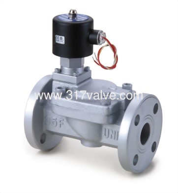 (UW-F-NO  (鑄鐵大流量系列) 複動膜片引導式通電閉型電磁閥 1.1/4~4 (UW-F-NO  (鑄鐵大流量系列) 複動膜片引導式通電閉型電磁閥 1.1/4~4