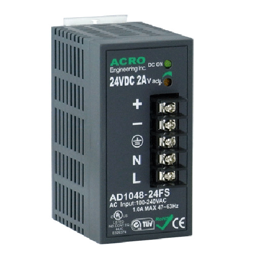 DIN Rail Power Supply 48瓦,单输出,轨道式电源