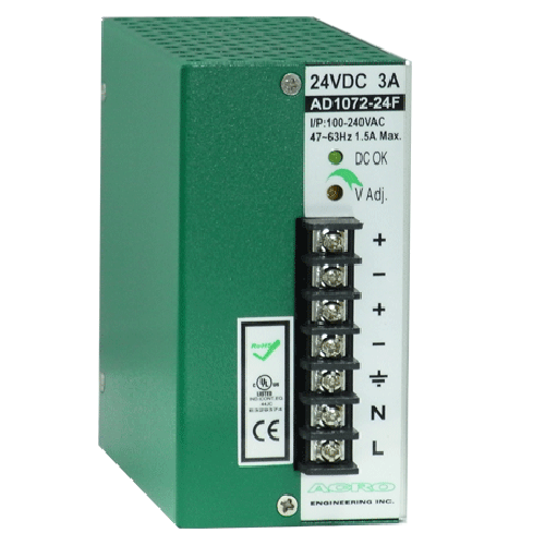 DIN Rail 72W, Single Output