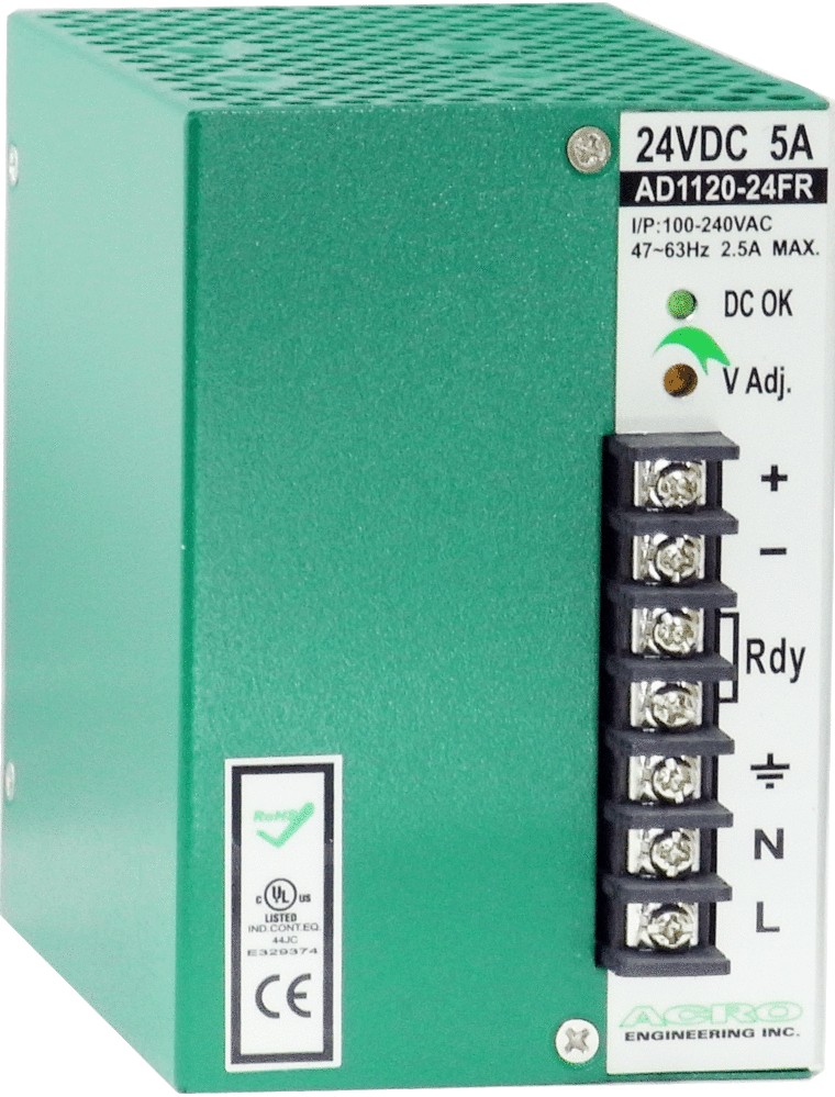 DIN Rail 120W, Single Output, Redundant function