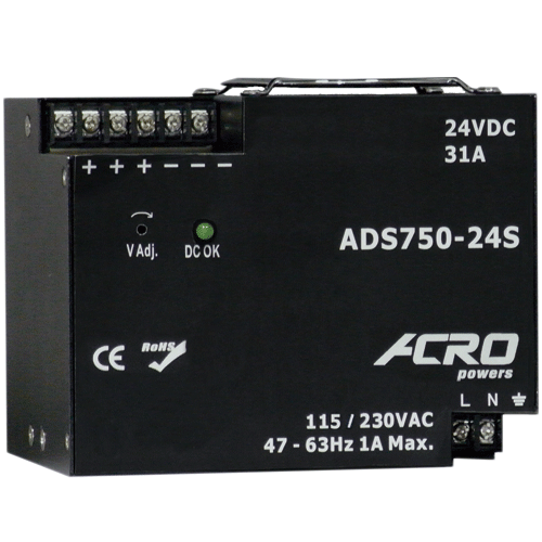 軌道式電源 - 750瓦, 單輸出