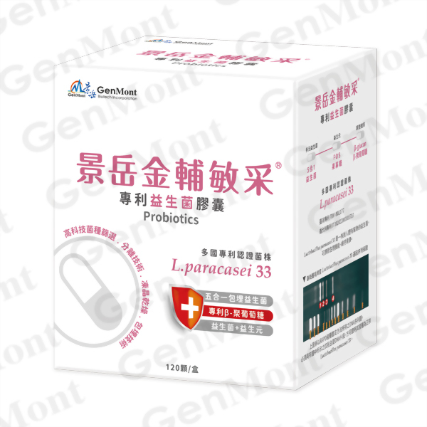 GenMont Jin-Fu-Min-Cai probiotic capsules