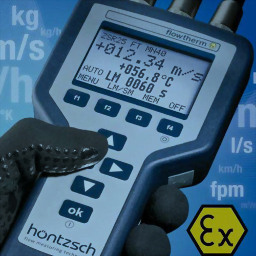 Höntzsch Flowtherm Ex 防爆型手持式流量計