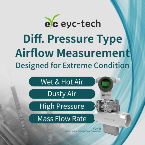 Diff. Pressure Type Airflow Measurement, Designed for Extreme Condition Diff. Pressure Type Airflow Measurement, Designed for Extreme Condition