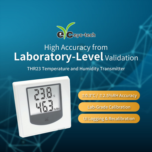 High Accuracy from Laboratory-Level Validation – THR23 Temperature and Humidity Transmitter High Accuracy from Laboratory-Level Validation – THR23 Temperature and Humidity Transmitter