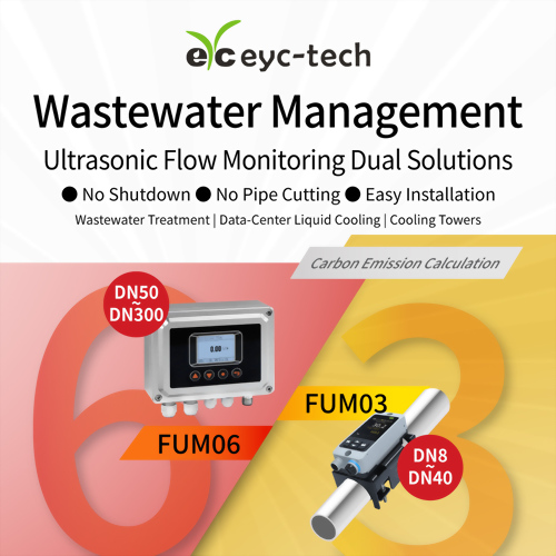 環境水處理超音波流量監控雙方案