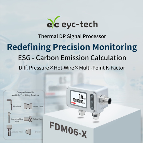 A New Level of Precision Monitoring, Compatible with Multiple Flow Throttling Devices | FDM06-X Thermal Mass Differential Pressure Signal Processor A New Level of Precision Monitoring, Compatible with Multiple Flow Throttling Devices | FDM06-X Thermal Mass Differential Pressure Signal Processor