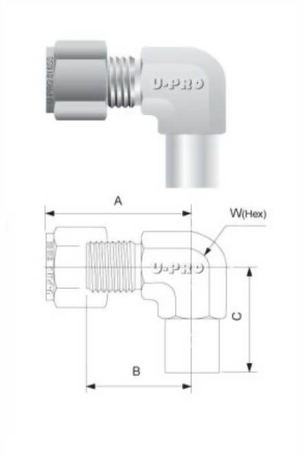 Tube to Female Elbow