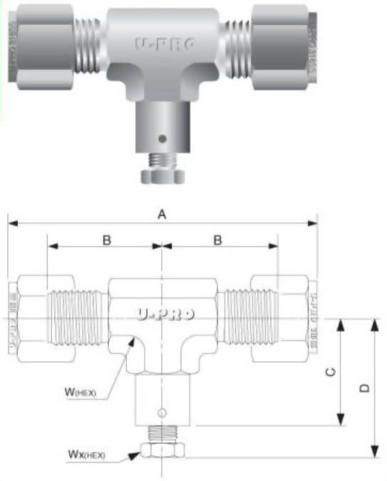 Vent Plug Branch Tee