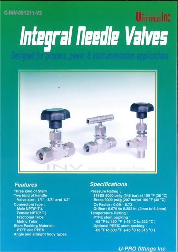 Integral Needle Valves
