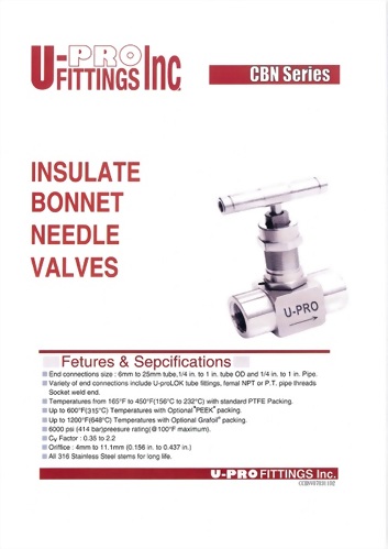 Insulate Bonnet Needle Valves