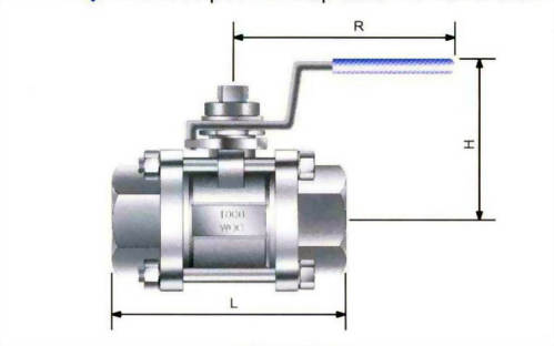 THREE -PIECE BALL VALVE