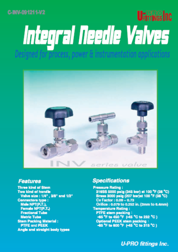 6. Integral Needle Valves