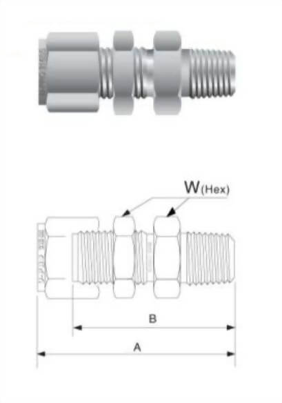 Bulkhead Male Connector