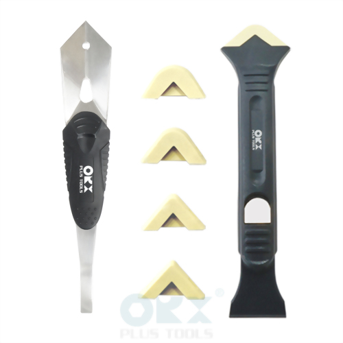 Silicone Trowel Scraper Set With Stainless Blade(Silicone Scraper Tool)