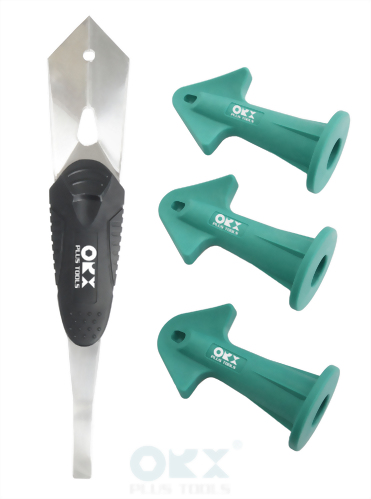 Nozzle Plus & Metal Scraper Set Silicone Caulking Tools (6.5R、10R、13R)