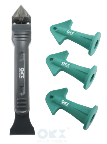 Nozzle Plus & Scraper Set Silicone Caulking Tools (6.5R、10R、13R)