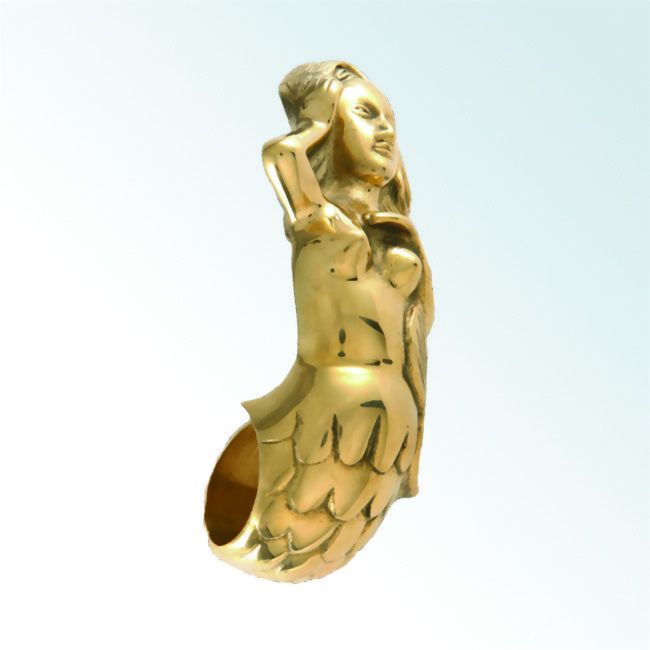 Solid Brass Rail Bracket Mermaid