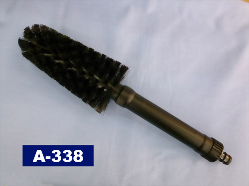Flow-Thru Wheel Brush A-338
