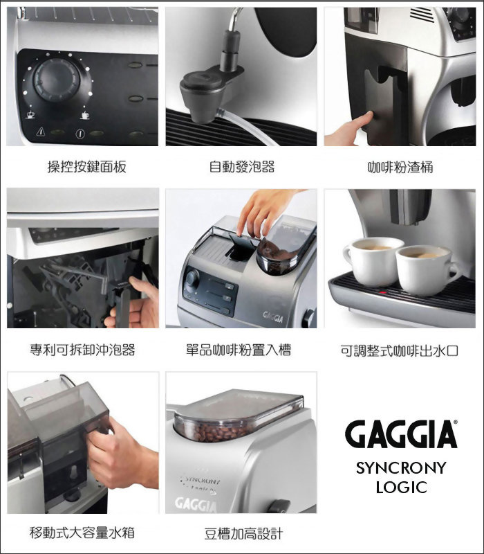 CH-113GAGGIA Sycrony Logic咖啡機