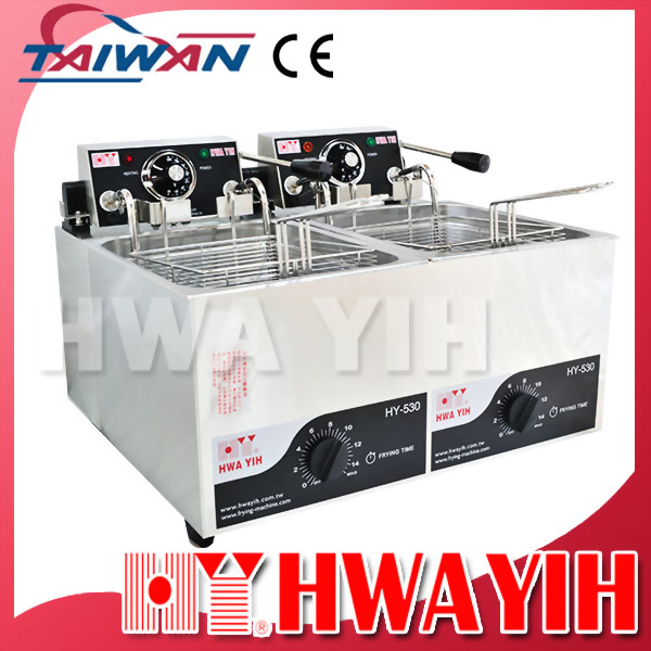 HY-536 Commercial Automatic Fryer Machine With Double Tank