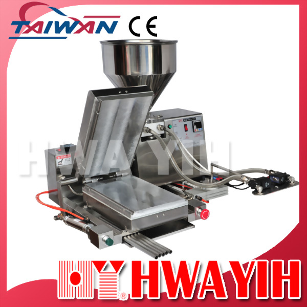 HY-793-A1 Automatic Open and Fill Egg Roll Biscuit Machine with 1 set baking