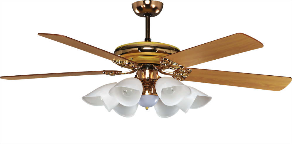 吊扇 - 原木金- 圓弧型 系列