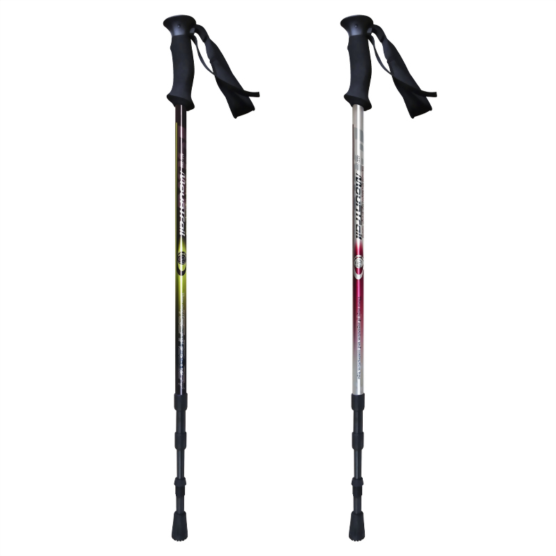 Mountrail 三段式避震登山杖 直立型EVA握把