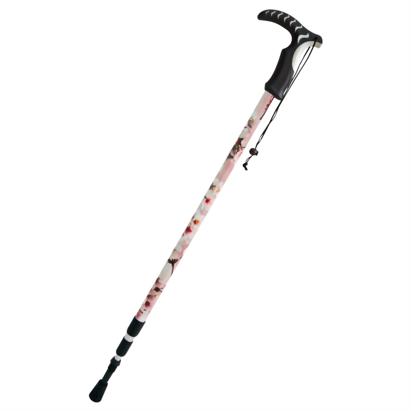 Cherry blossoms  3 stage Anti-shock walking pole T handle