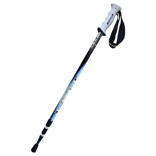 淡水漁人碼頭 三段式避震登山杖 直立握把