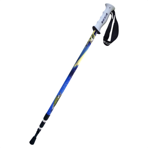 Jibei island 3-stage Anti-shock Trekking pole Upright handle
