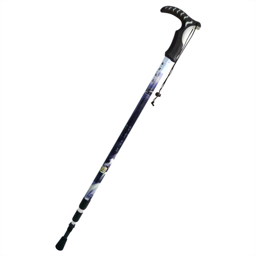 Taroko National Park 3 stage Anti-shock walking pole T handle
