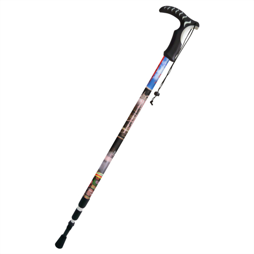 鹿港 三段式避震登山杖 T型握把