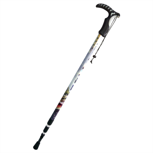 Alishan High-strength aluminum alloy 3-stage Anti-shock Walking Pole T-handle