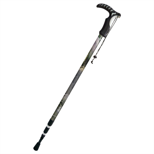 Taiwan Caoling Ancient Road 3-stage Anti-shock trekking pole T-handle