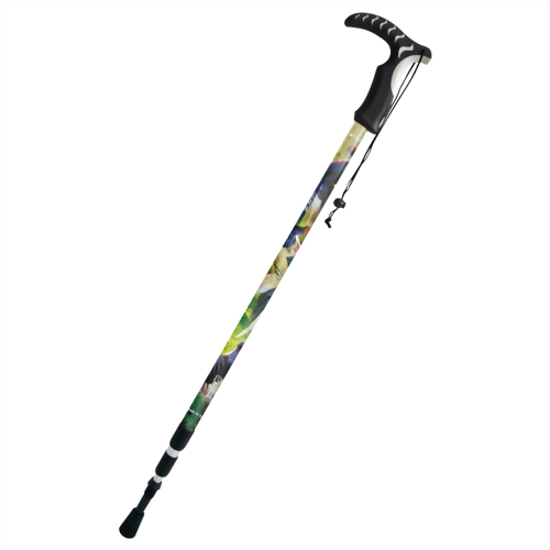 藍腹鷴 三段式避震行走杖 T型握把