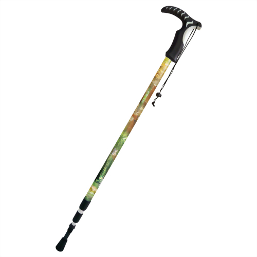 台灣山羌 三段式避震登山杖 T型握把